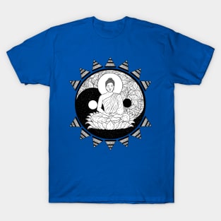 Ying and Yang Buddha T-Shirt